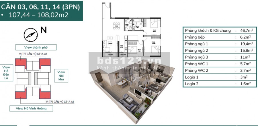 Căn hộ cao cấp giữa trung tâm quận Hoàng Mai, hỗ trợ vay 75% GTCH - Lãi suất 0% trong 18 tháng