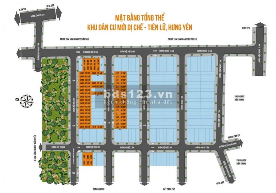 Đất nền dự án khu dân cư Tiên Lữ - Hưng Yên, tiện ích đầy đủ chỉ trong bán kính 1km
