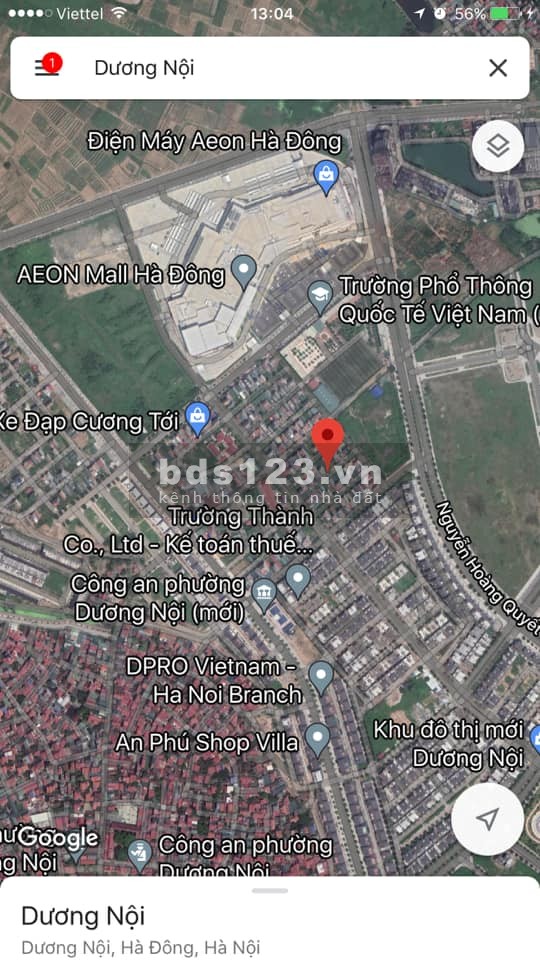 Cực hiếm nhà phân lô ngay cạnh Aeon 50m 4 tầng chỉ 6.5 tỷ khu Lk16,17,18A,18B.