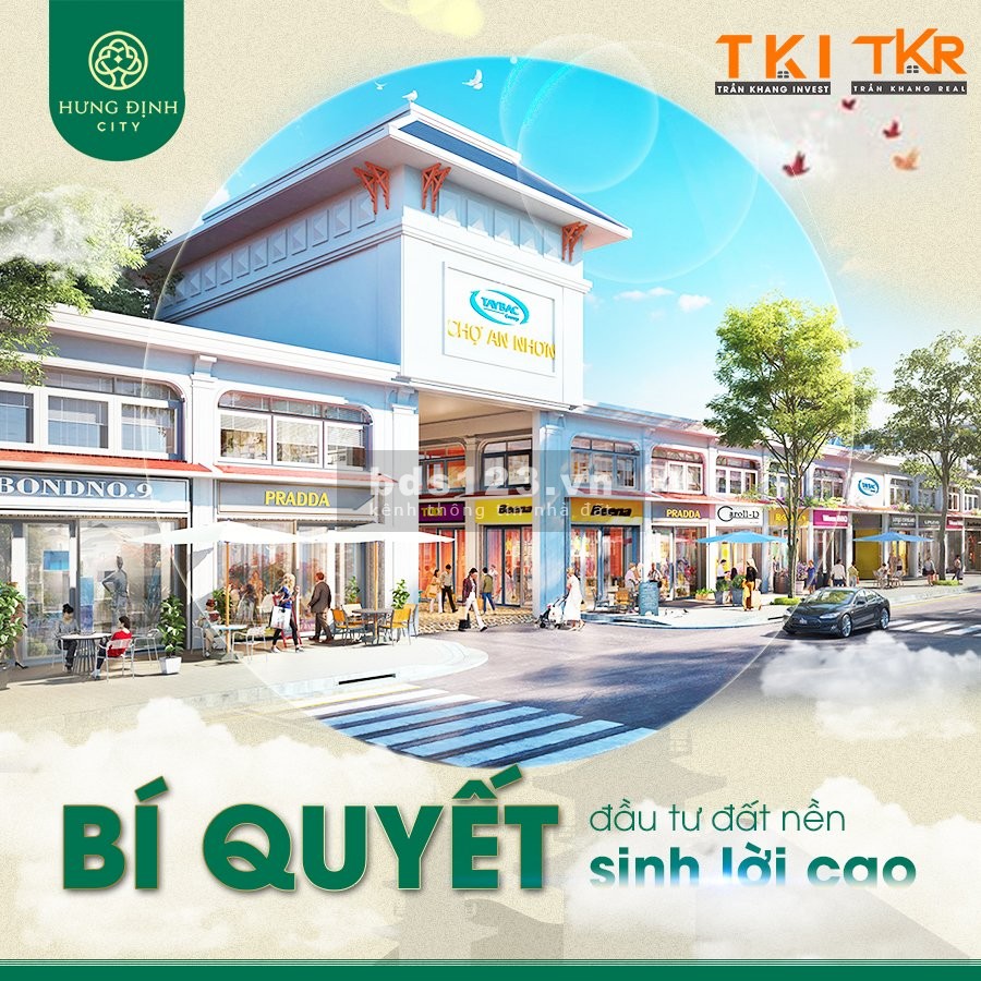 Khu đô thị chợ thương mại mô hình tiềm năng lần đầu tiên xuất hiện tại An Nhơn