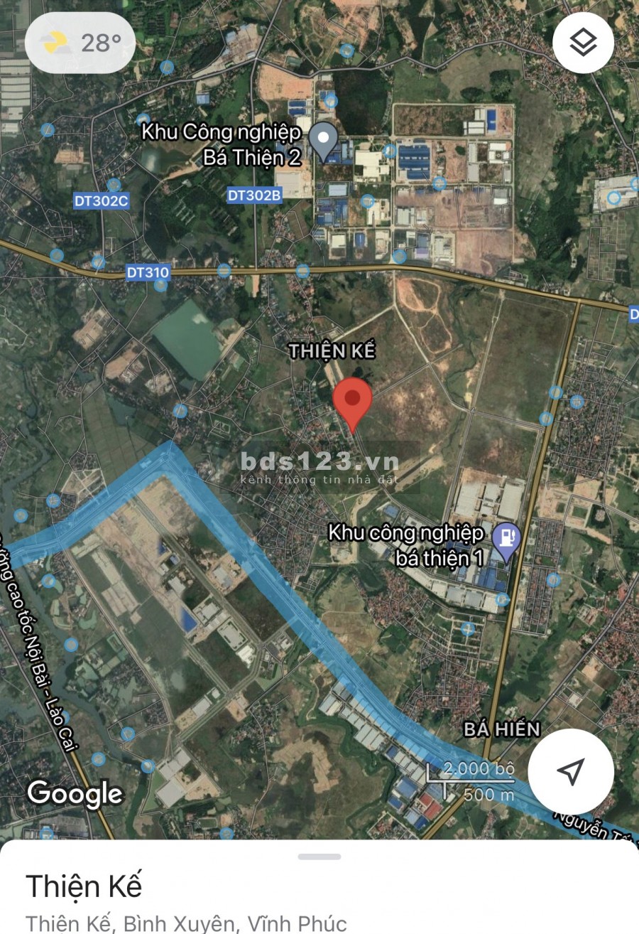 Bán lô đất gần 3 khu công nghiệp lớn nhất Vĩnh Phức, giá đầu tư mùa dịch