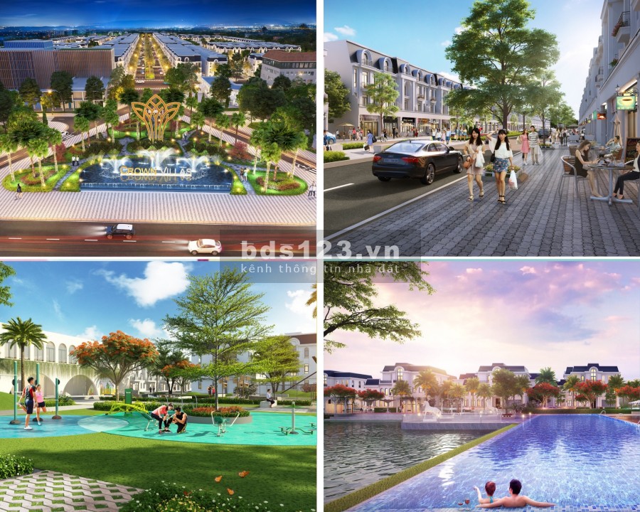 Đầu tư Liền kề, Shophouse, Biệt thự chỉ 0 đồng, nhận ngay sổ đỏ tại Crown Villas Thái Hưng