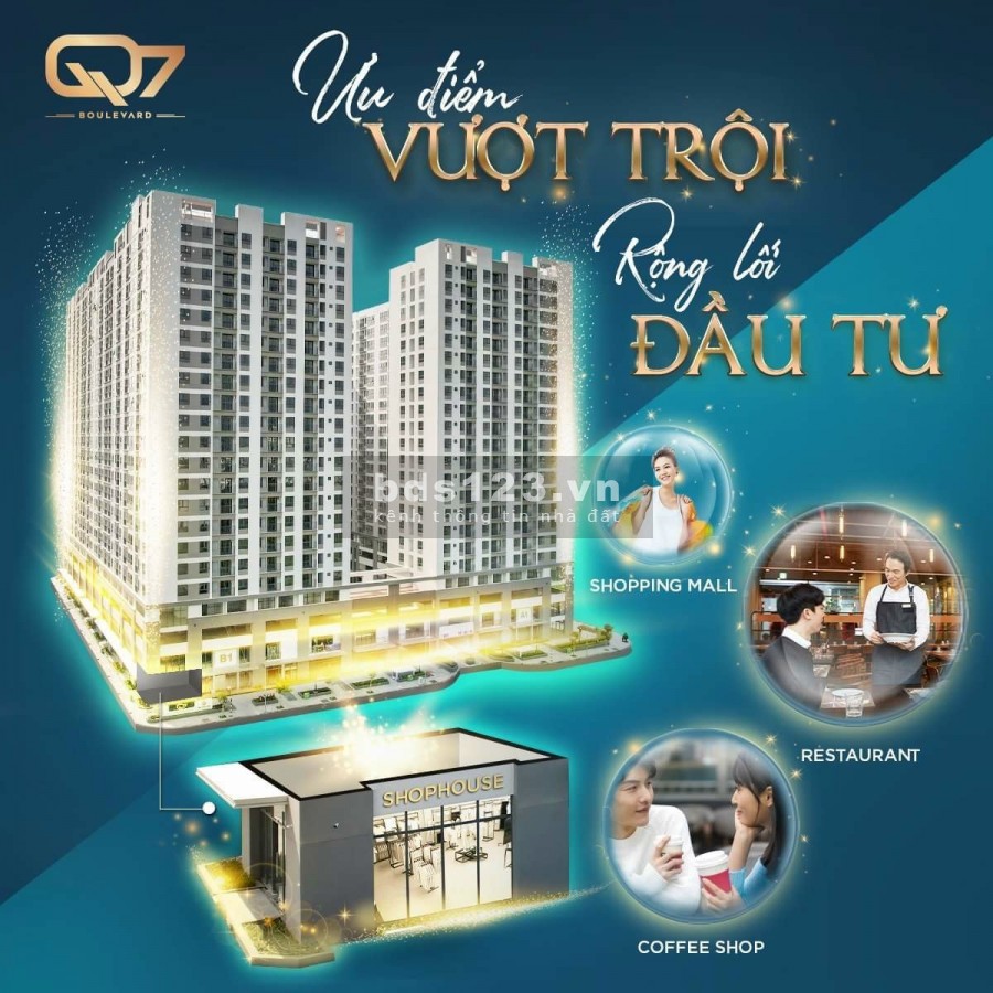 Shophouse Q7 Boulevard chiết khấu 24% cực hot mùa dịch, vừa kinh doanh vừa để ở