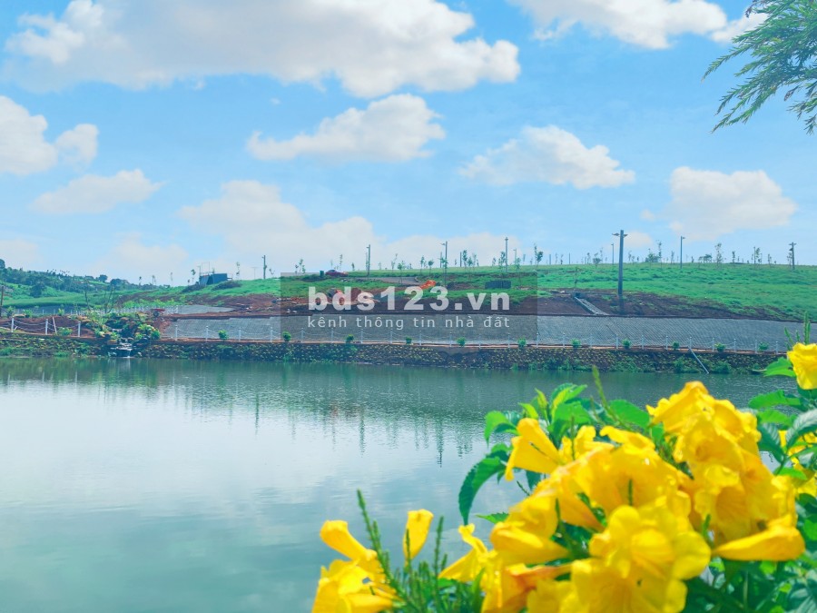 Bán 2 lô đất mặt tiền gần ngã 5 đambri. 10x32 thổ cư 200m. giá 840tr/1