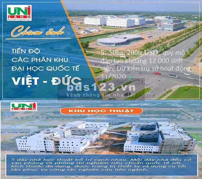 Bán đất Thới Hòa, Bến Cát. gần Mỹ Phước 3, ĐH Việt Đức giá rẻ 1.15 tỷ, sổ chính chủ