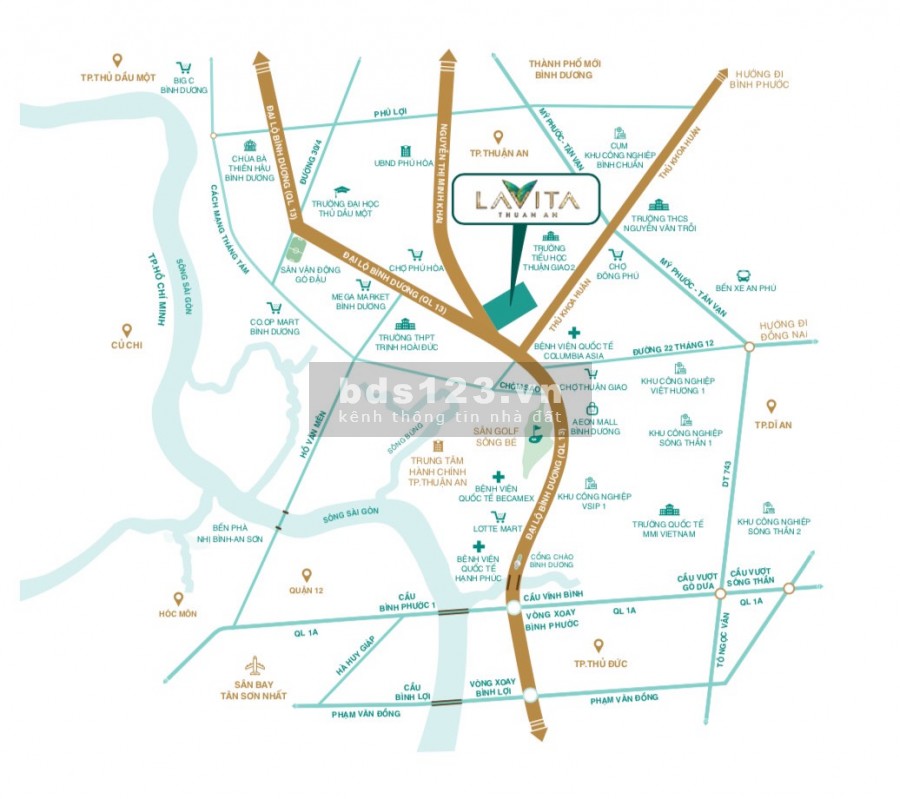Chung cư Lavita Thuận An, chiết khấu 700tr chỉ còn 1,7tỷ, liên hệ 0938247393