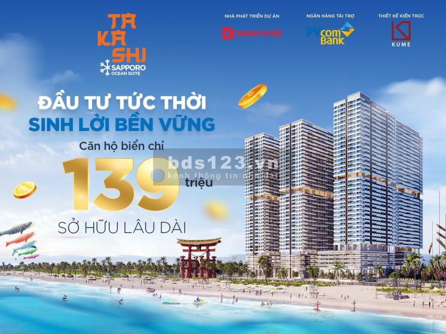 Takashi ocean suite căn hộ nghỉ dưỡng mang phong cách Nhật đầu tiên tại Quy Nhơn