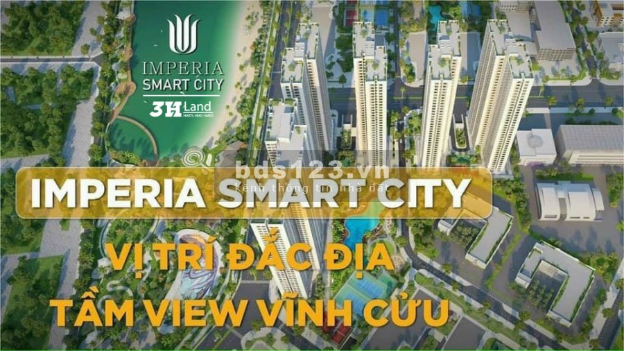 Bán căn hộ Imperia Smart City -> Toà căn hộ vị trí trung tâm view hồ.