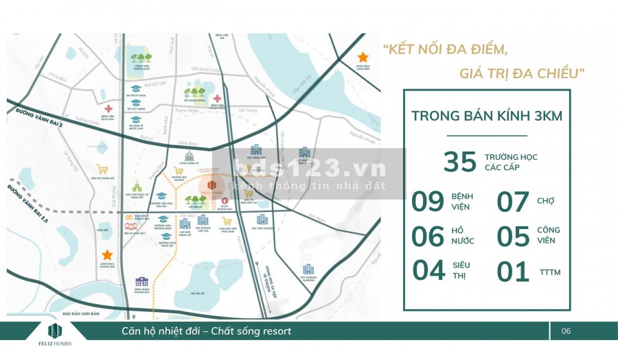 Nhanh tay sở hữu nốt căn hộ giá trong mơ tại Feliz Homes Hoàng Mai, giá tốt