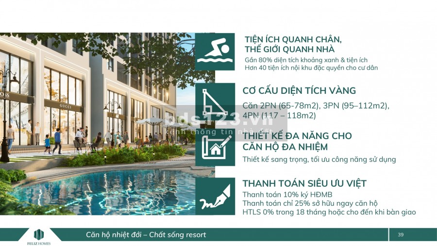 Nhanh tay sở hữu nốt căn hộ giá trong mơ tại Feliz Homes Hoàng Mai, giá tốt