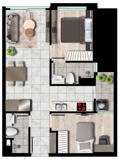 Bán căn hộ cao cấp khu Tây Sài Gòn, giá bán 38 triệu/m2, pháp lí đầy đủ