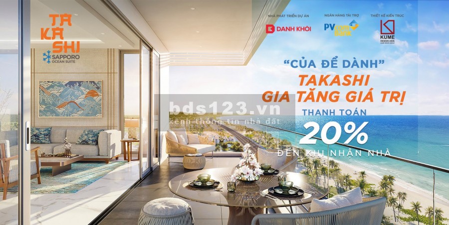 Takashi Ocean Suite Kỳ Co Căn hộ nghĩ dưỡng biển chỉ 30tr/m2, sở hữu ngay căn hộ view biển