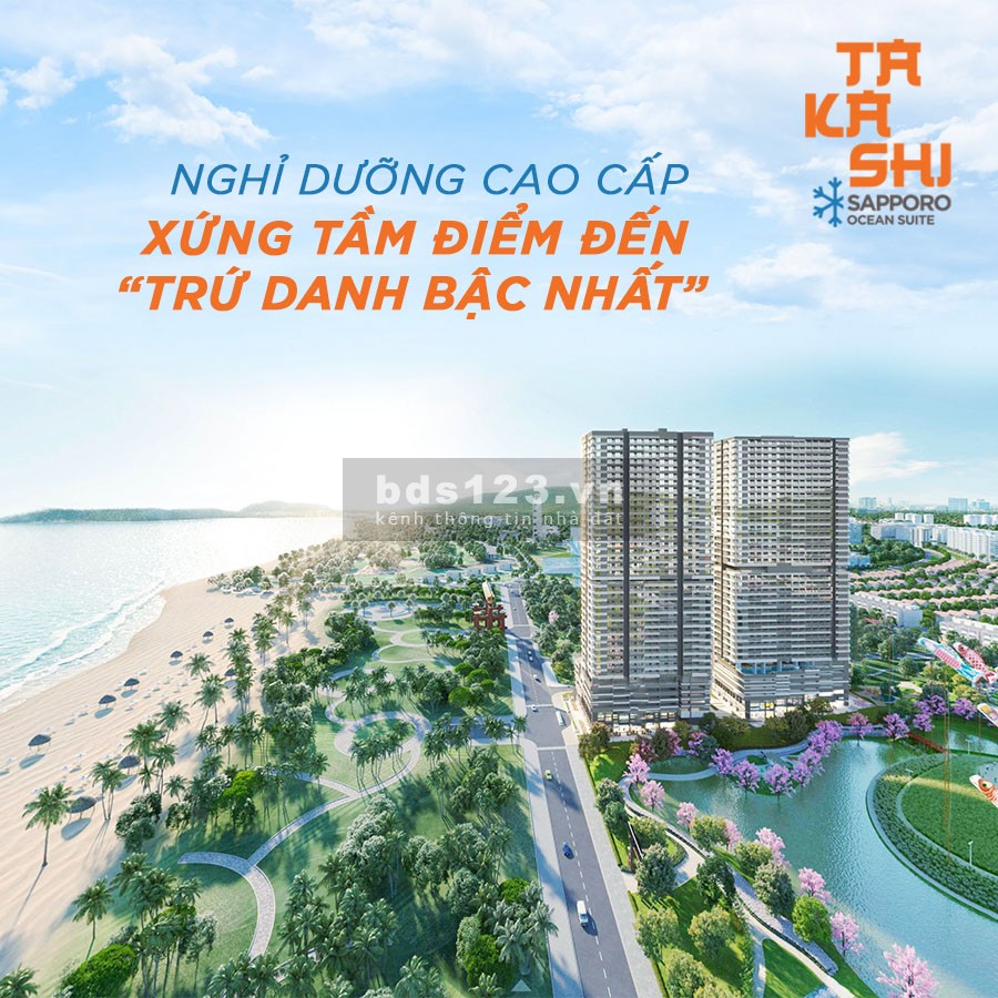 Takashi Ocean Suite Kỳ Co Căn hộ nghĩ dưỡng biển chỉ 30tr/m2, sở hữu ngay căn hộ view biển