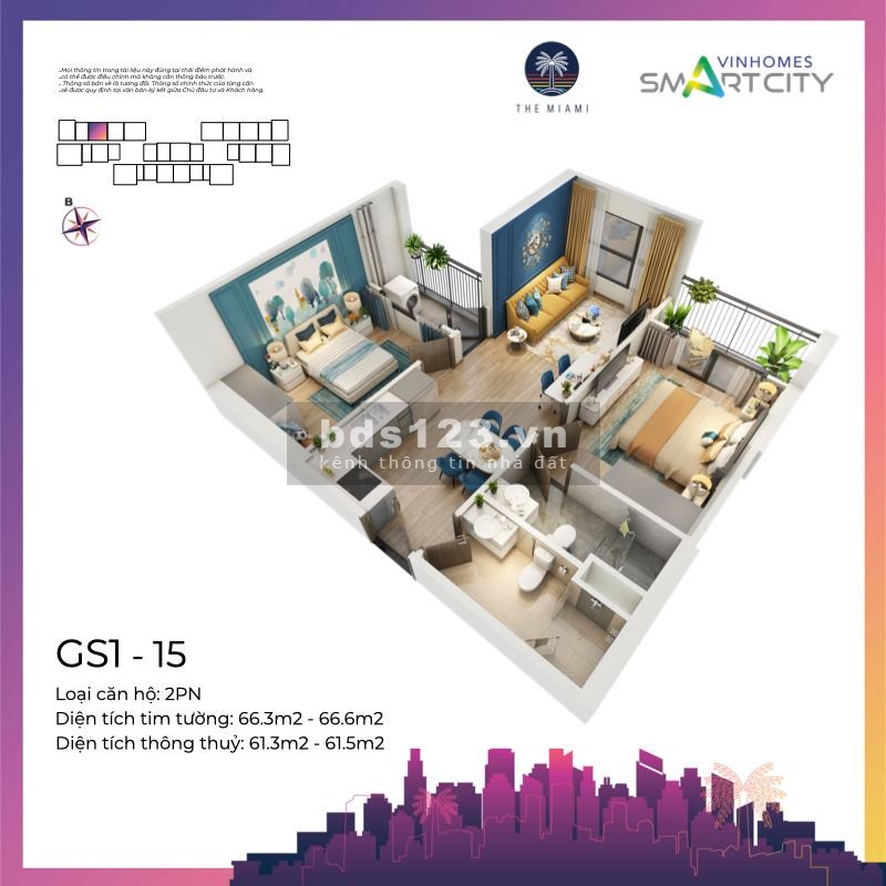 Cơ hội vàng sở hữu nhà Vinhomes chỉ từ 999 triệu tại The Miami–Vinhomes Smart City Tây Mỗ