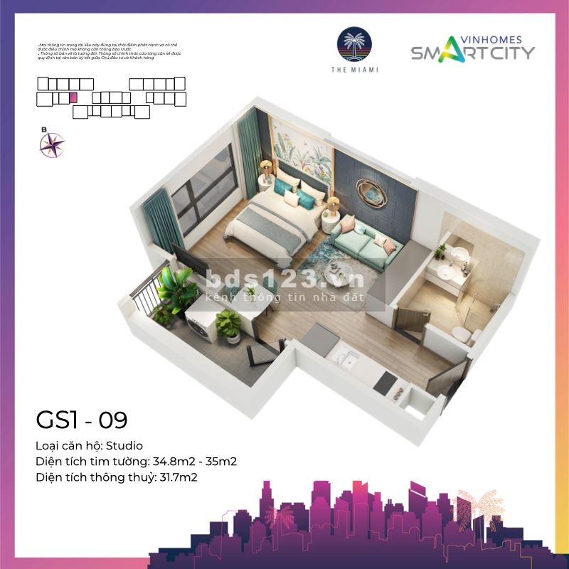 Cơ hội vàng sở hữu nhà Vinhomes chỉ từ 999 triệu tại The Miami–Vinhomes Smart City Tây Mỗ