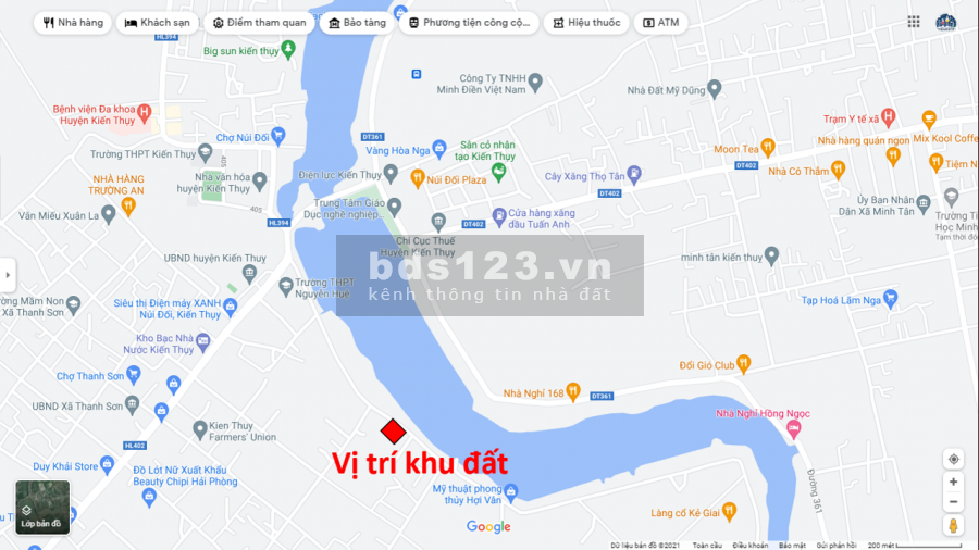 Cơ hội vàng sở hữu đất ven sông Đa Độ Kiến Thụy Hải Phòng