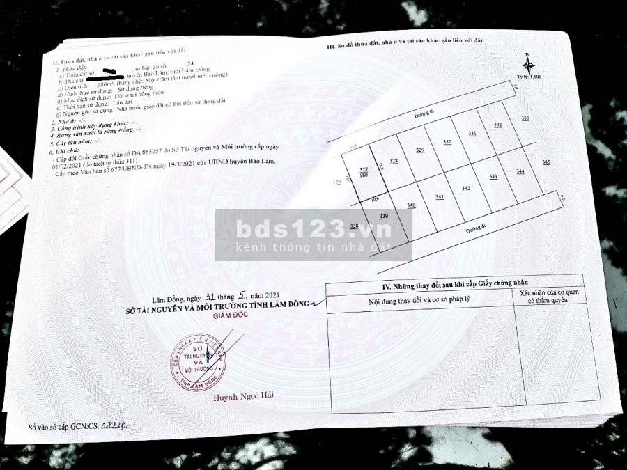 Cần thanh lý 2 lô đất đẹp liền kề TP Bảo Lộc, sổ riêng, giá rẻ, lh 0931296451
