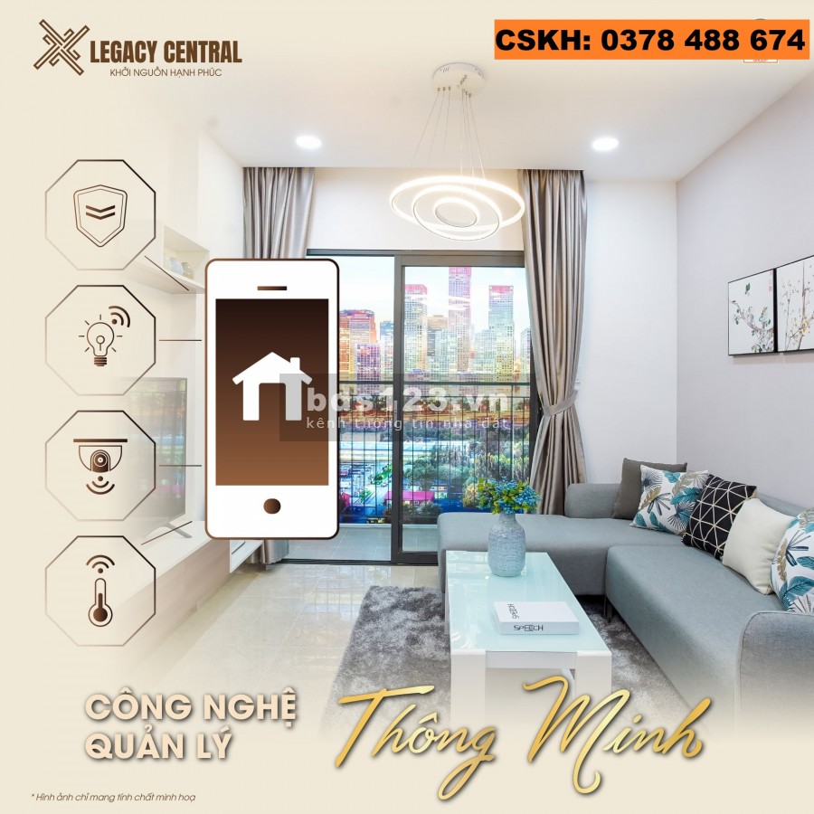 Legacy Central – hạnh phúc trong tầm tay, chủ đầu tư hỗ trợ lãi suất 18 tháng