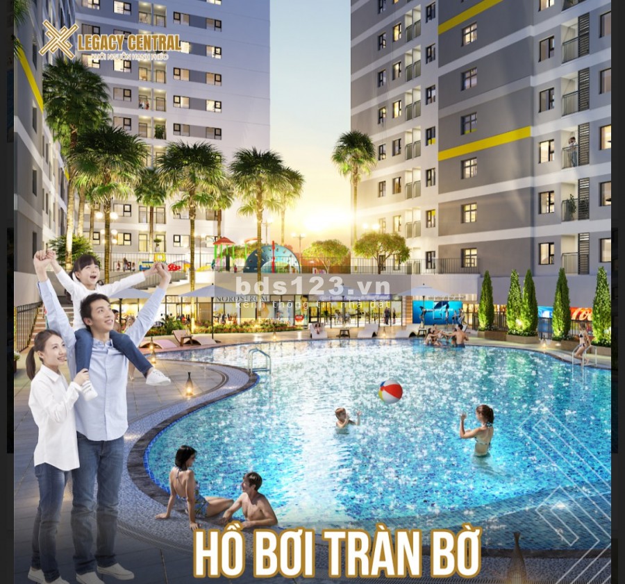Căn hộ hạng sang view hồ bơi 900m2, hỗ trợ 75% giá gốc, pháp lý hoàn chỉnh