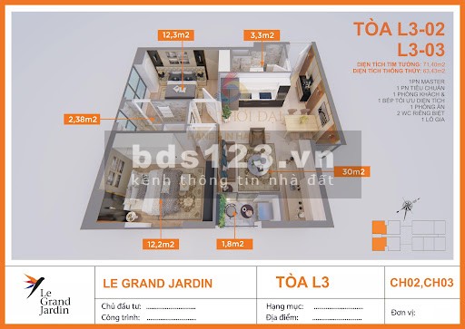 Sở Hữu Căn 2 Phòng Ngủ 63m2 Chung Cư Legran Jardin Sài Đồng Long Biên – Giá 2,3 Tỉ Nhận Nhà Ở Ngay
