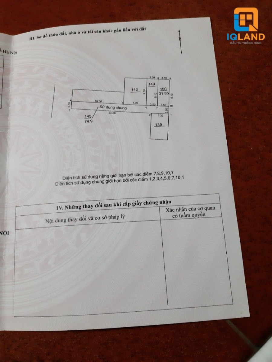 Chính Chủ em có 2 mảnh đất diện tích 31,8m2 tại tổ 9 Thị trấn Đông Anh, mặt tiền 3.5