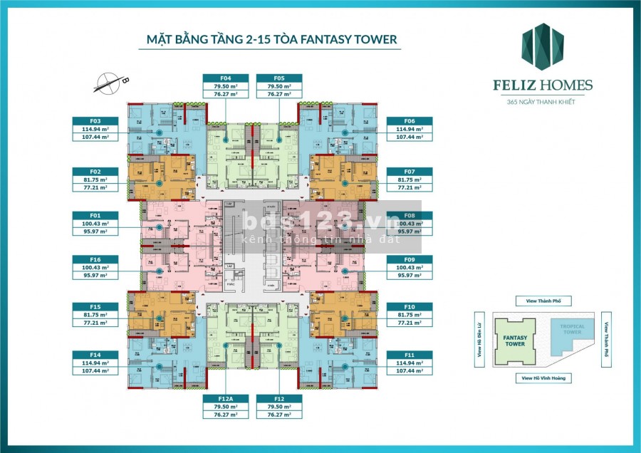 Chỉ với 650tr sở hữu căn hộ 2 ngủ tại dự án Feliz Homes, tọa lạc tại khu đô thị Đền Lừ, Hoàng Mai, Hà Nội
