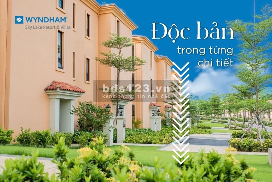 Bán biệt thự ven đô tai Hà Nội nẳm trong quần thể Resort golf bậc nhất - Wyndham Sky Lake