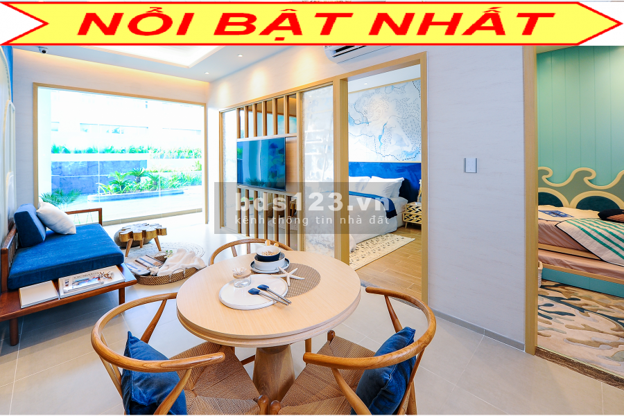 Chuyển nhượng The Sóng Căn 2PN 72m2, Tầng Cao, View Biển, giá bán 3.6 tỷ