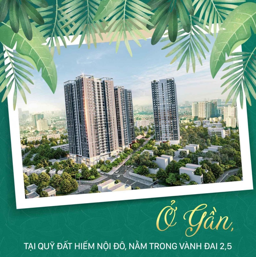 Căn hộ 3PN - 96m2 giá tốt nhất dự án, hướng mát thanh toán 25% chỉ 800tr, NH hỗ trợ 0% 18T đầu tiên