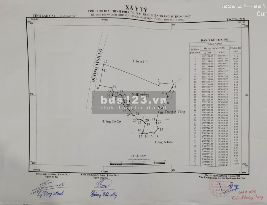 Bán đất Y Tý Sapa 2 giữa trung tâm bao check quy hoạch chính chủ, lh 0822356688