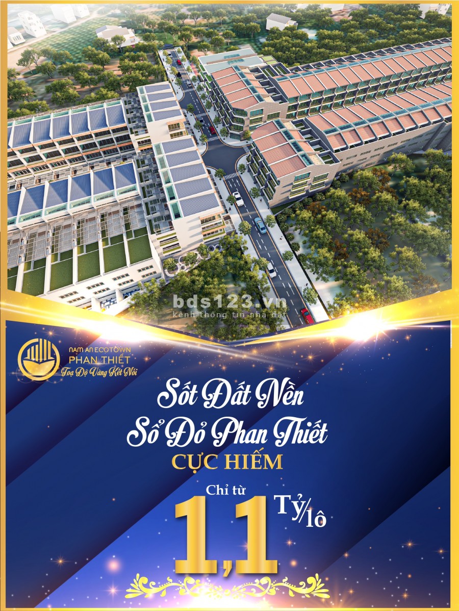 KĐT Nam An EcoTown Phan Thiết - Đầu tư chắc chắn sinh lời, cơ sở hạ tầng hoàn thiện 100%