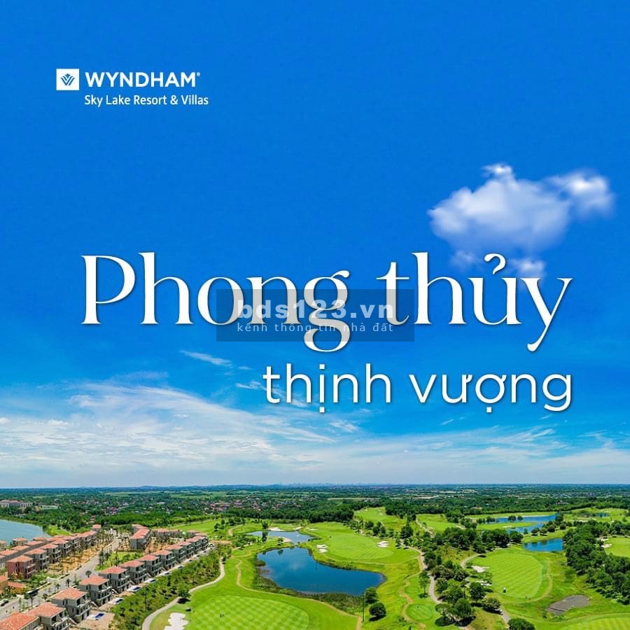 Bán biệt thự ven đô tai Hà Nội nẳm trong quần thể Resort golf bậc nhất - Wyndham Sky Lake