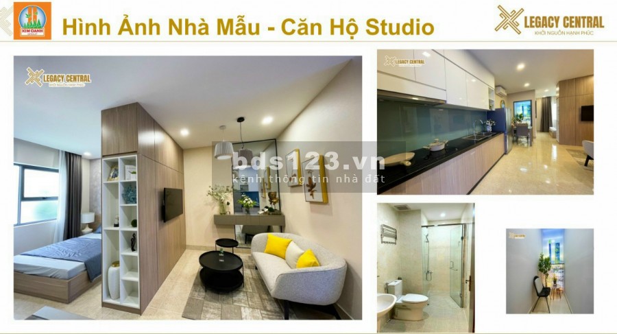 hỉ từ 900 triệu đồng/căn, dự án căn hộ Legacy Central còn được áp dụng một loạt chính sách ưu đãi