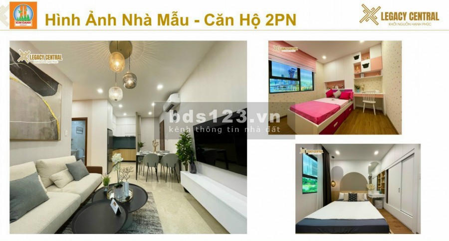 hỉ từ 900 triệu đồng/căn, dự án căn hộ Legacy Central còn được áp dụng một loạt chính sách ưu đãi