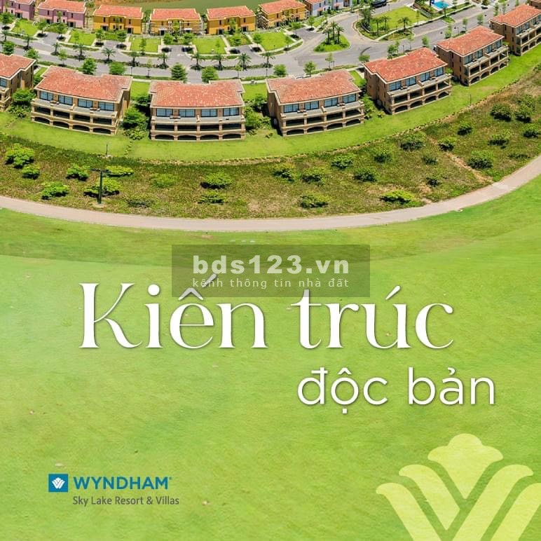 Bán biệt thự ven đô tai Hà Nội nẳm trong quần thể Resort golf bậc nhất - Wyndham Sky Lake