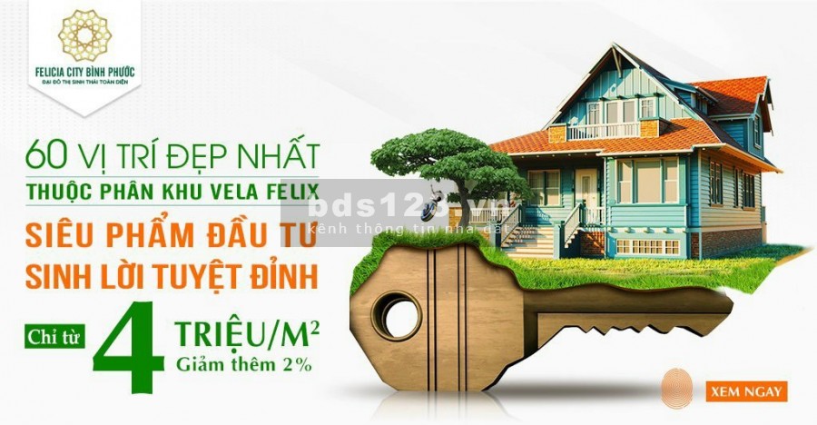 Felicia City Bình Phước điểm đến nhà đầu tư, ngân hàng hỗ trợ trả góp đến 50%