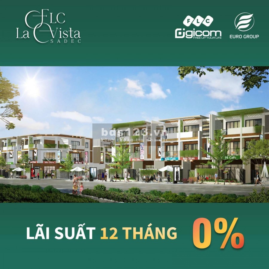 Sở hữu căn Nhà Phố FLC Sa Đéc trục chính khu chợ đêm nhận ngay nhiều ưu đãi Đặc Biệt