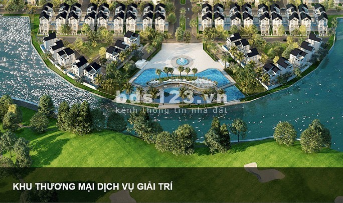 Nền biệt thự đơn lập view sân golf ven sông. Sổ đỏ, hạ tầng hoàn chỉnh