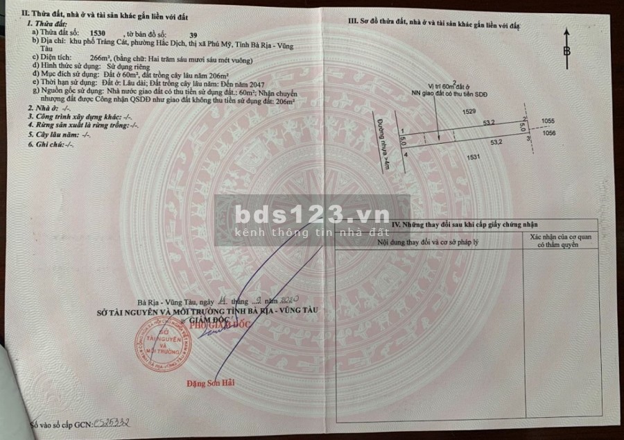Đất nền mặt tiền đường nhựa cần bán gấp tại Mỹ Xuân Ngãi giao gần khu công nghiệp