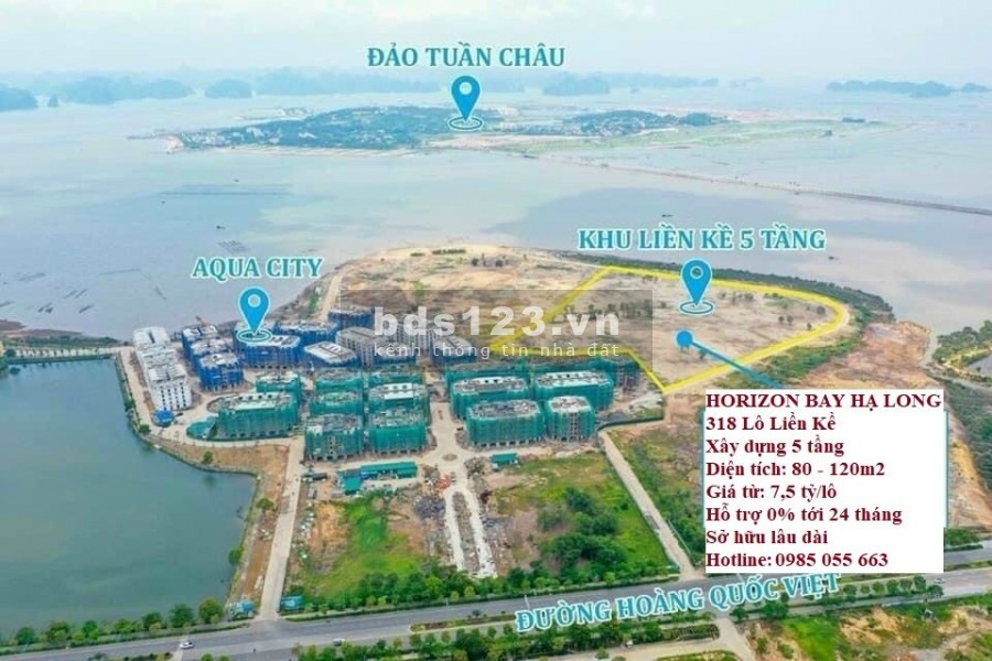 Nhận báo giá dự án Trung tâm Bãi Cháy - Bán đảo 1, sổ đỏ lâu dài, liên hệ chính chủ