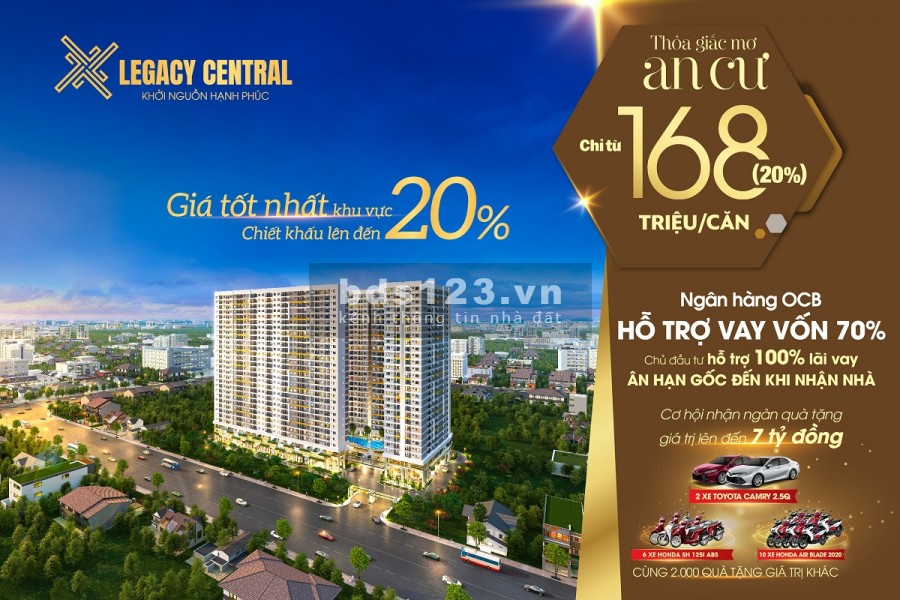 Bán căn hộ Legacy điểm sáng đầu tư - an cư lạc nghiệp, tuyệt tác kiến trúc giữa lòng phố trẻ