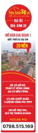 Bán đất thổ cư đối diện Trung Tâm Văn Hóa Huyện Bình Chánh, DT: 80m2, sổ riêng xây dựng tự do