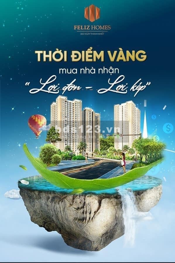 Mở bán chung cư Feliz Home Quận Hoàng Mai căn hộ 2-4 ngủ, tầng đẹp, chỉ với 633 triệu về ở ngay