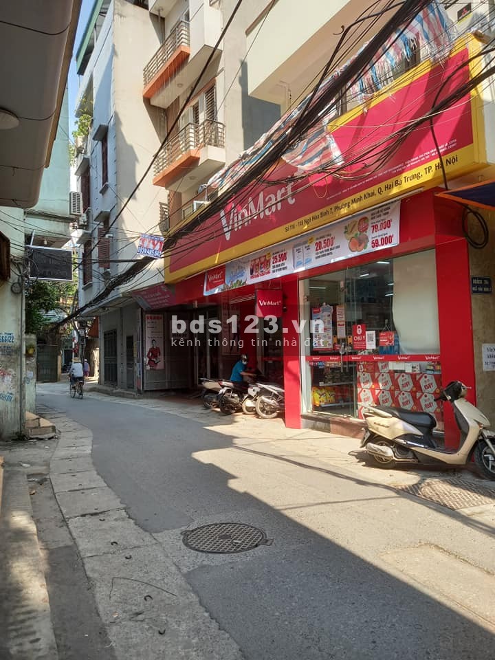 Bán nhà ngõ Hoà Bình, Minh Khai, 2 mặt ngõ trước sau, dt 25m2, giá 2.65 tỷ