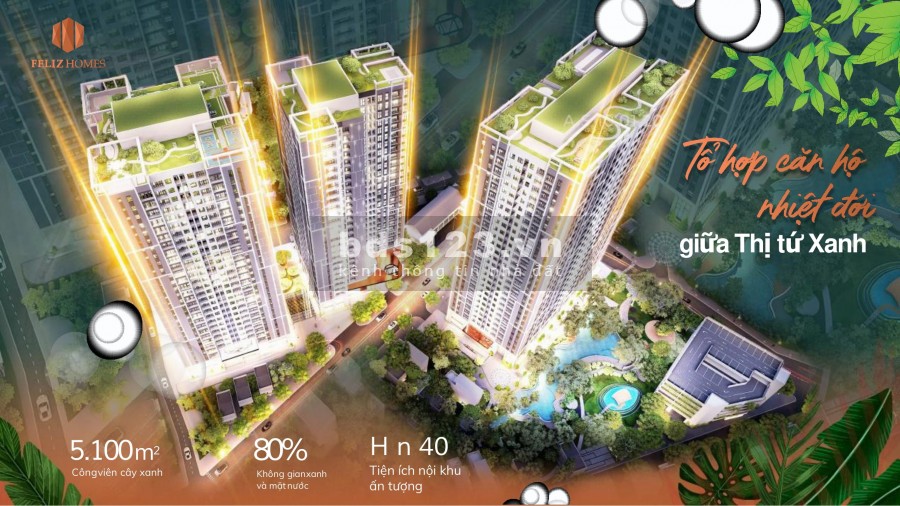 Bán chung cư cao cấp siêu hot Dự án Feliz Homes - Vị trí vàng đắc địa tại Quận Hoàng Mai