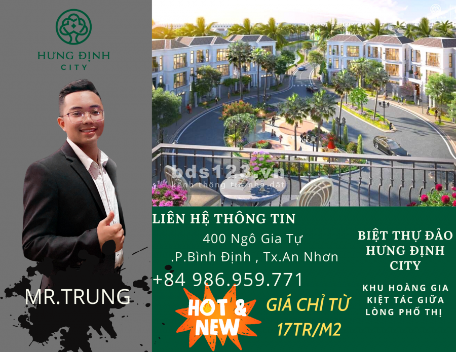 Bán Nhanh Lô Bán Khu Phố Chợ An Nhơn, giá chỉ từ 19 triệu/m2