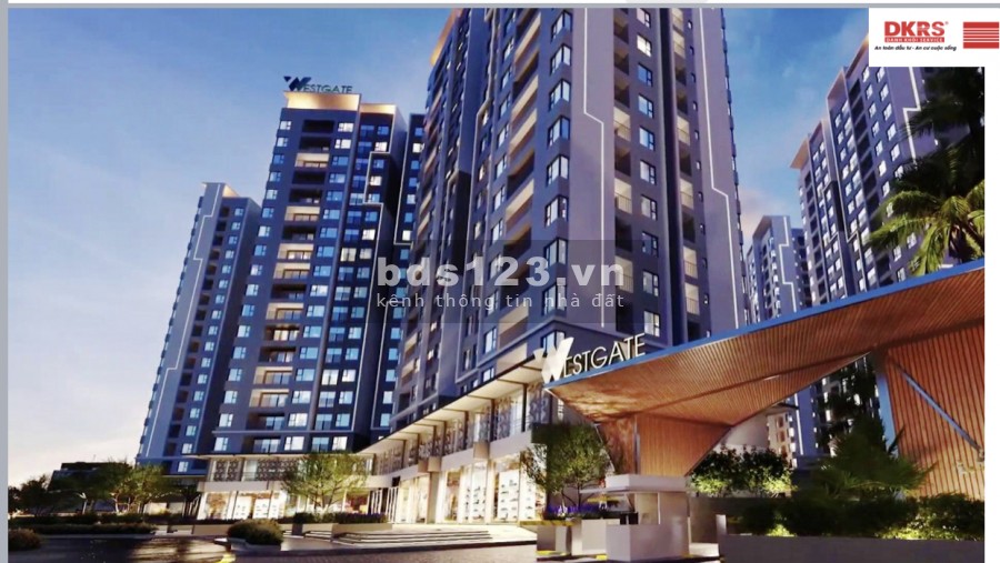 West Gate Tây Sài Gòn nhiều tiện ích vượt trội, mỗi 2 tháng thanh toán 5%