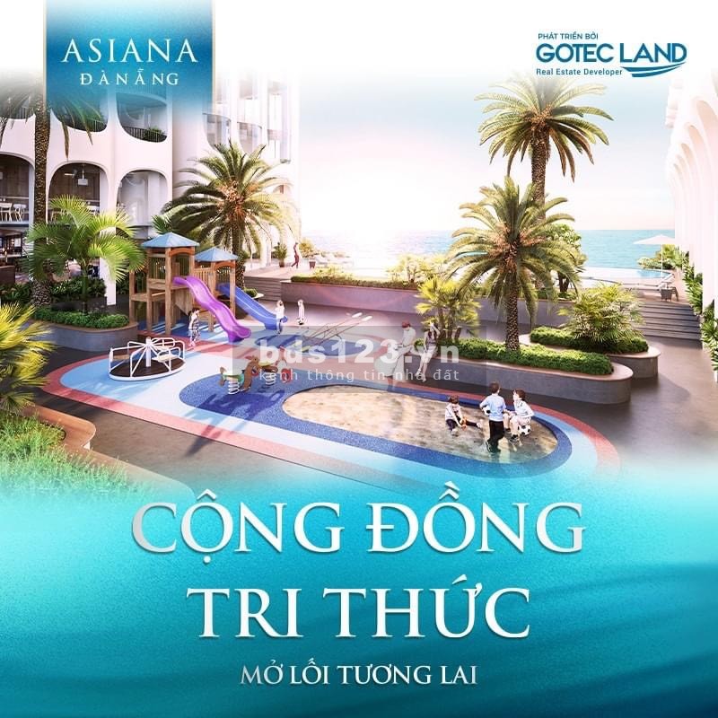 Căn hộ nghỉ dưỡng view biển Asiana Luxury Đà Nẵng, thanh toán 20% sổ hồng lâu dài, full nội thất