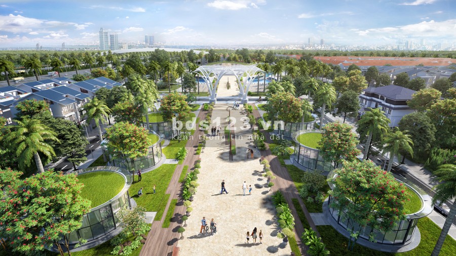 Chỉ với 60 triệu/m2 sở hữu ngay biệt thự nội đô Hà Nội Sol Lake Villa Nam Cường, sổ lâu dài