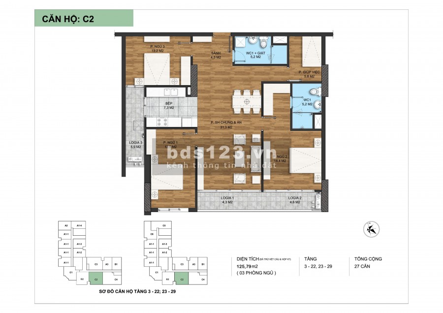 Chính chủ bán 3 suất ngoại giao căn góc 01&02 và 16 tầng trung siêu đẹp chung cư C22 Bộ Công An